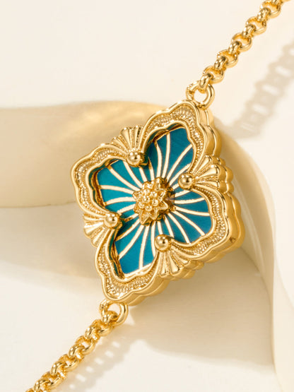 [Select]B.C.L ENAMELED One-Flower Bracelet£¨Various Colors)