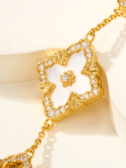 [Select]B.C.L ENAMELED Five-Flower Bracelet£¨Various Colors) BIG SIZE