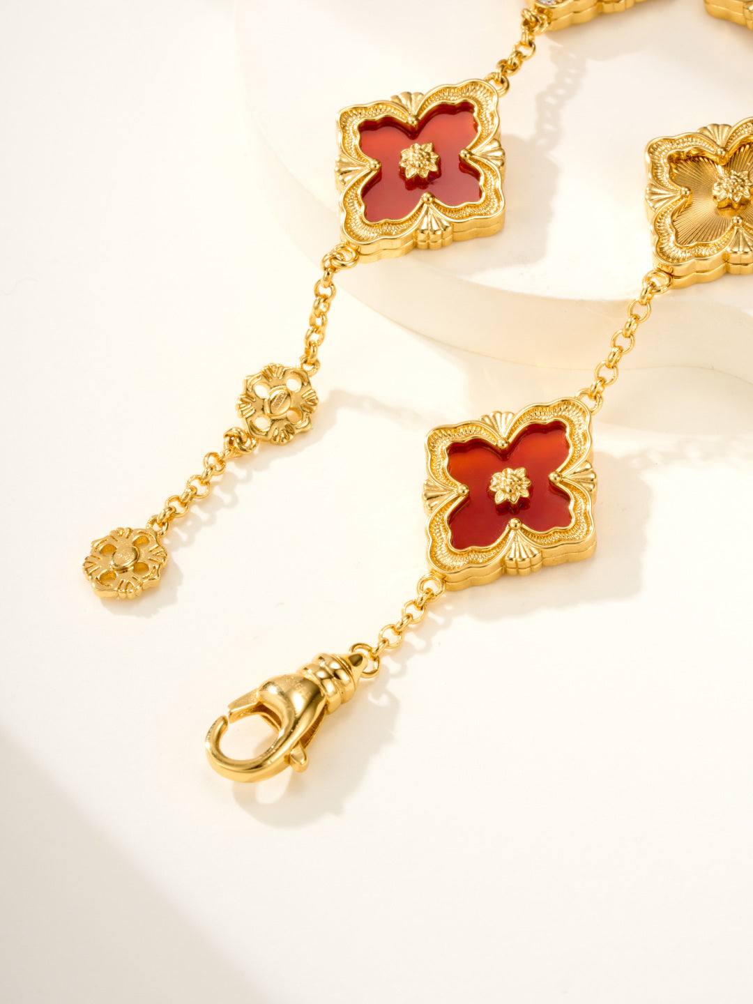 [Select]B.C.L ENAMELED Five-Flower Bracelet£¨Various Colors) BIG SIZE