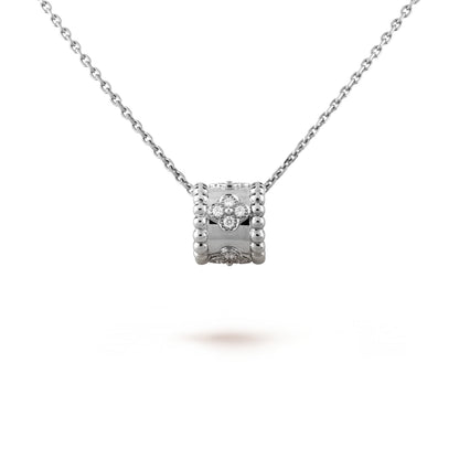 [Select]PERLEE PEDANT SIVLER DIAMOND NECKLACE