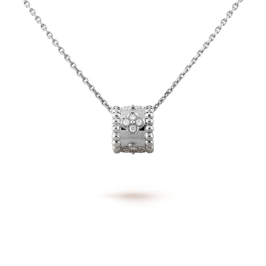 [Select]PERLEE PEDANT SIVLER DIAMOND NECKLACE