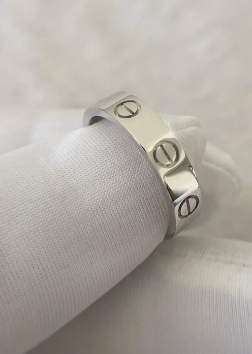 [Select]LOVE RING 4MM 1 DIAMOND SILVER