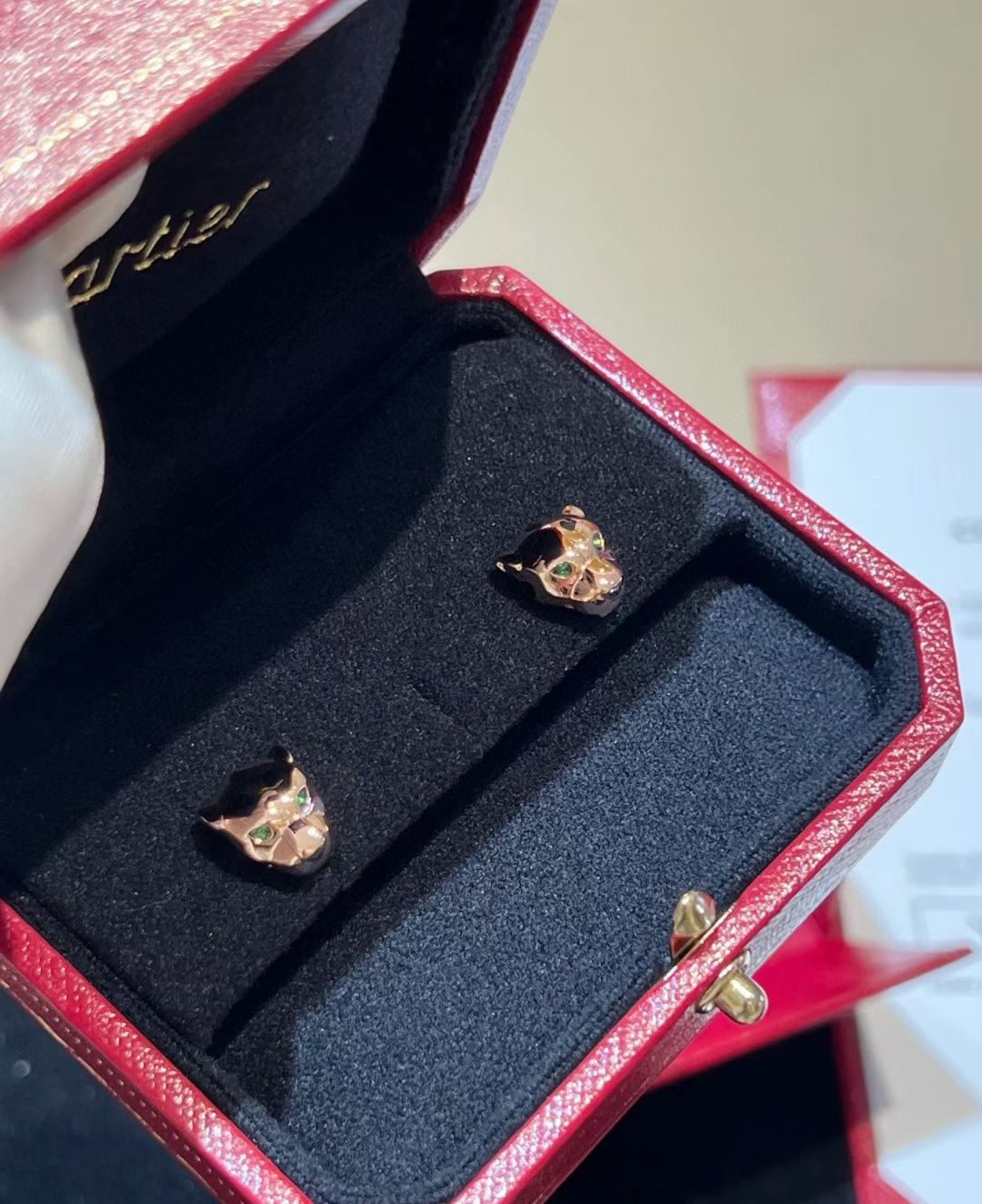 [?Select]CHRRTAH-PRINT STUD EARRINGS, THREE COLORS