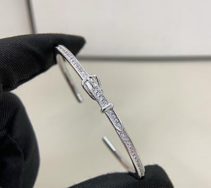 [?Select]DIAMOND-ENCRUSTED BRACELET THREE COLORS