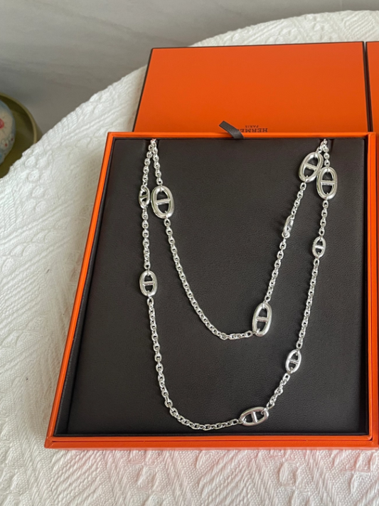[Select]Classic Silver Sweater Chain