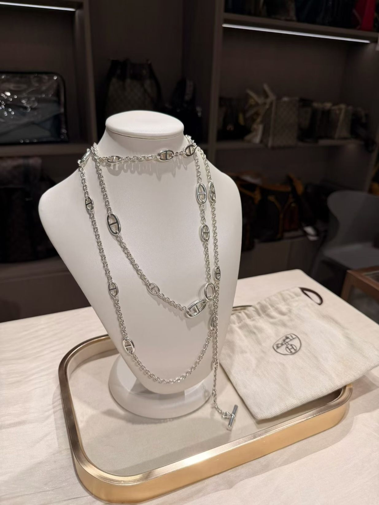 [Select]Classic Silver Sweater Chain