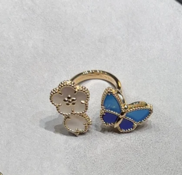 [Select]NEW TWIN BUTTERFLY LUCKY RING
