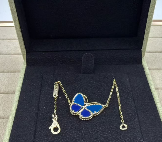 [Select]BUTTERFLY BLUE   NECKLACE