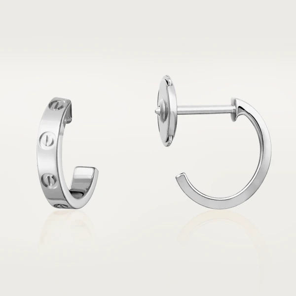 [Select]LOVE EARRINGS 2.65MM SILVER