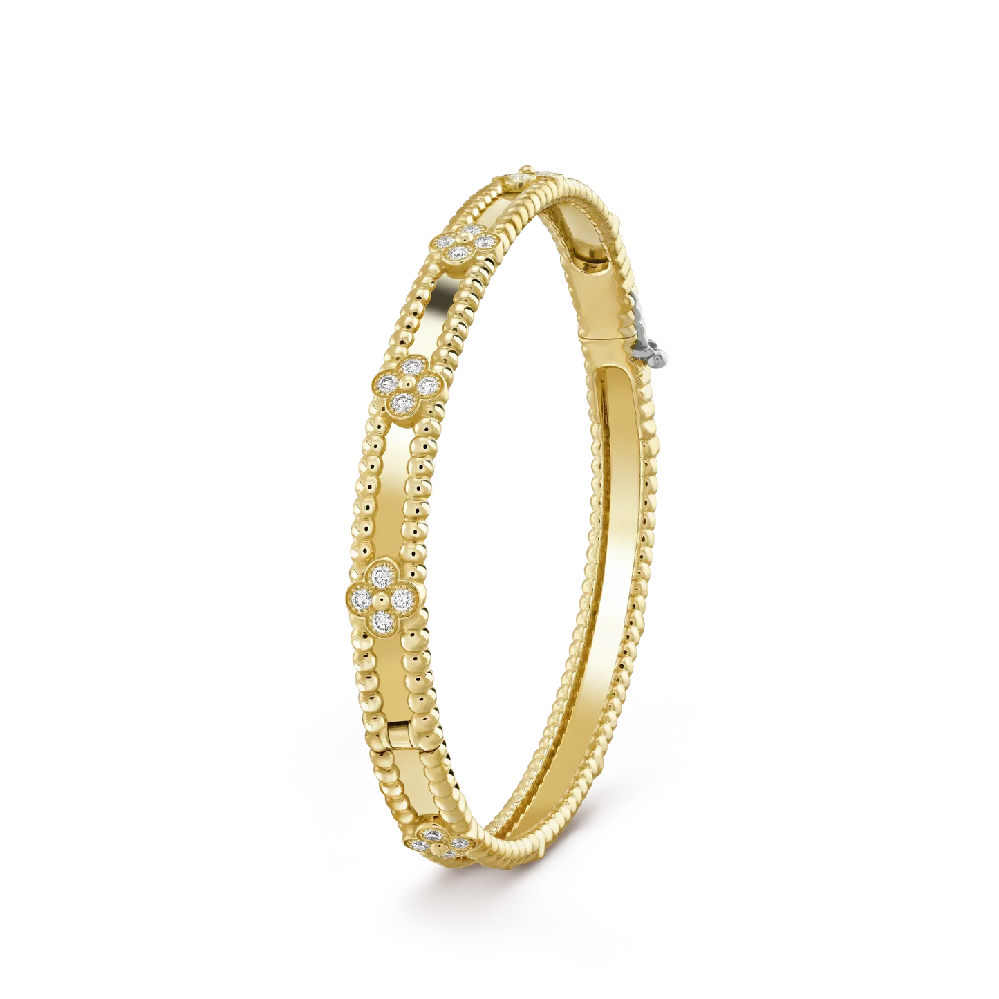 [Select]CLOVER BRACELET 4MM DIAMONDS