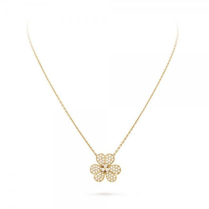 [Select]FLOWER DIAMOND NECKLACE