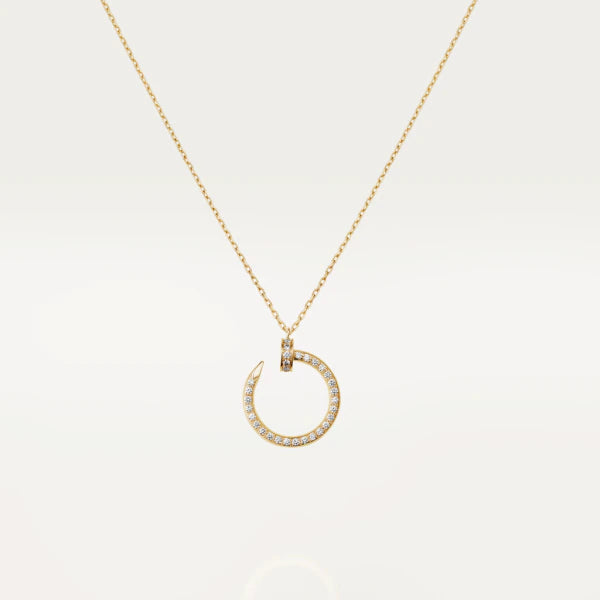[Select]JUSTE NECKLACE GOLD DIAMONDS