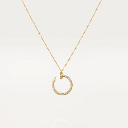 [Select]JUSTE NECKLACE GOLD DIAMONDS