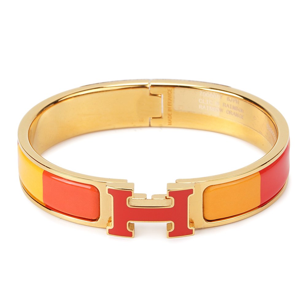 [Select]H BRACELET ORANGE RAINBOW CERAMIC