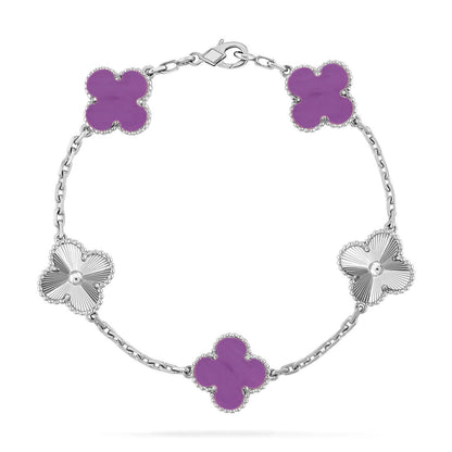 [Select] CLOVER 5 MOTIF VIOLET BRACELET COLLECTION