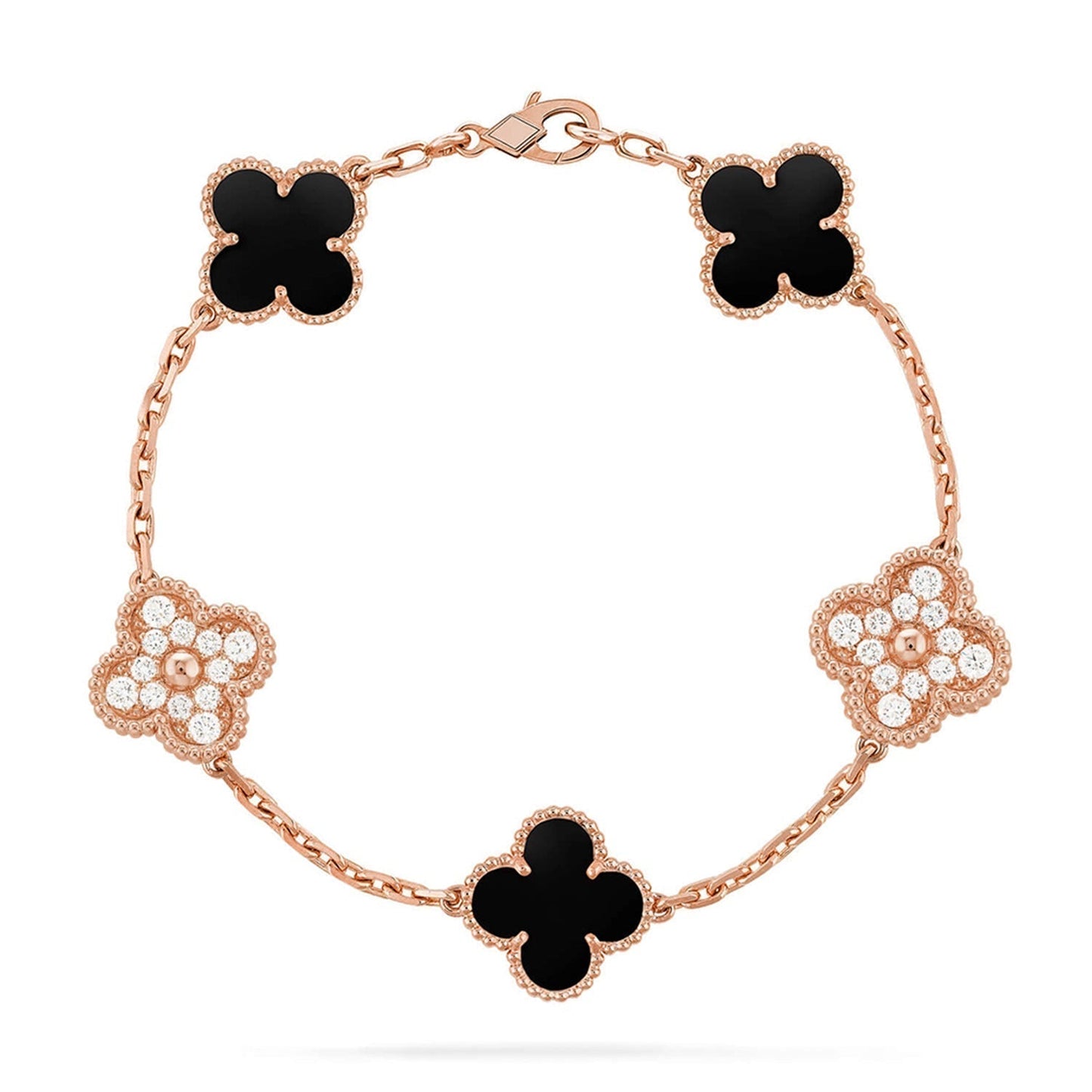 [Select] CLOVER 5 MOTIF ONYXS BRACELET COLLECTION