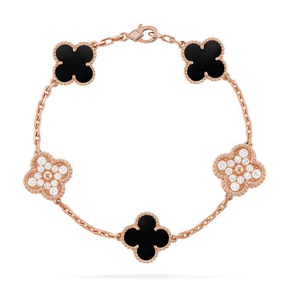 [Select] CLOVER 5 MOTIF ONYXS BRACELET COLLECTION