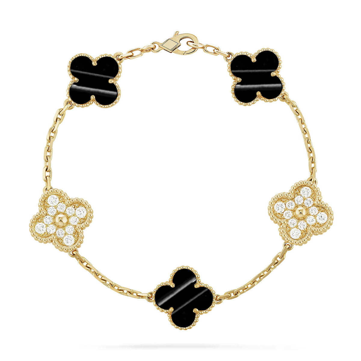 [Select] CLOVER 5 MOTIF PULSAR STONE BRACELET COLLECTION