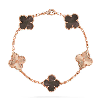 [Select] CLOVER 5 MOTIF GRAY MOP BRACELET COLLECTION