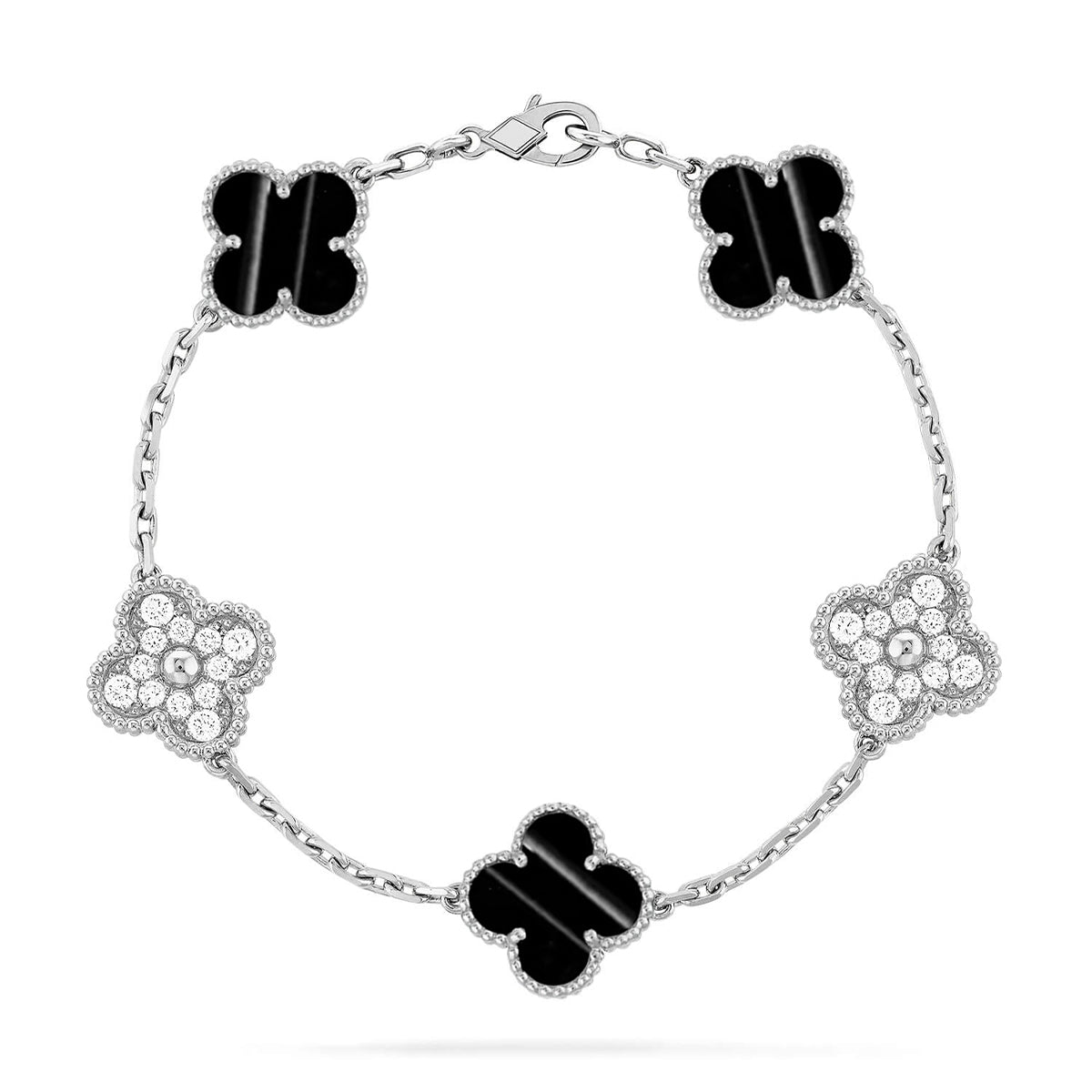 [Select] CLOVER 5 MOTIF PULSAR STONE BRACELET COLLECTION