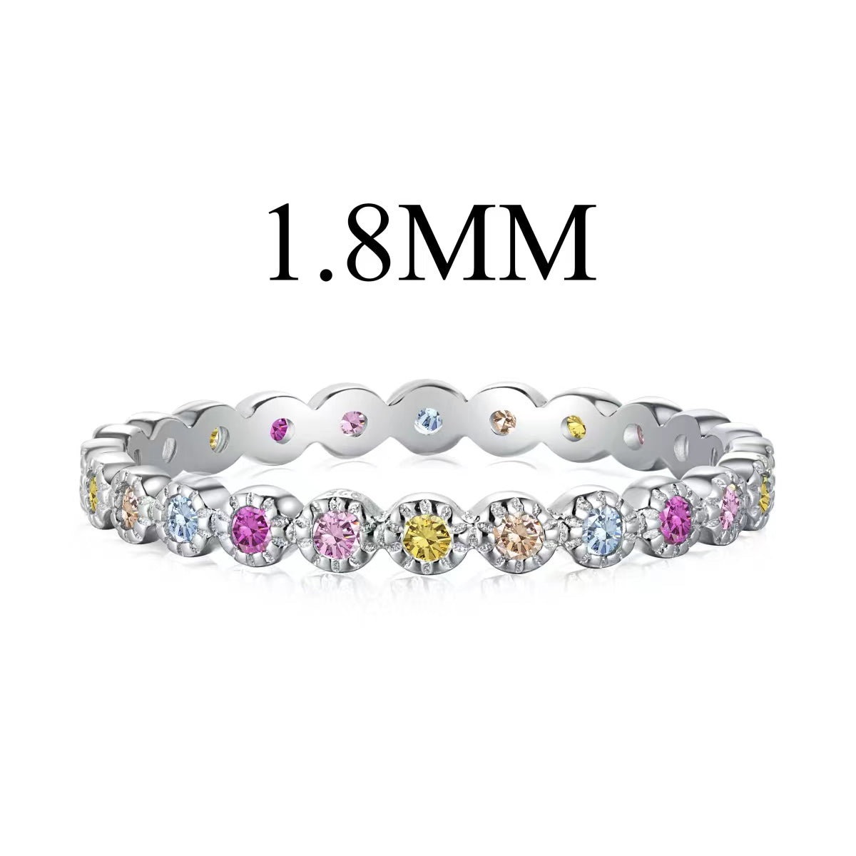 [select Jewelry]Unique Scintillating Round Cut Daily Ring