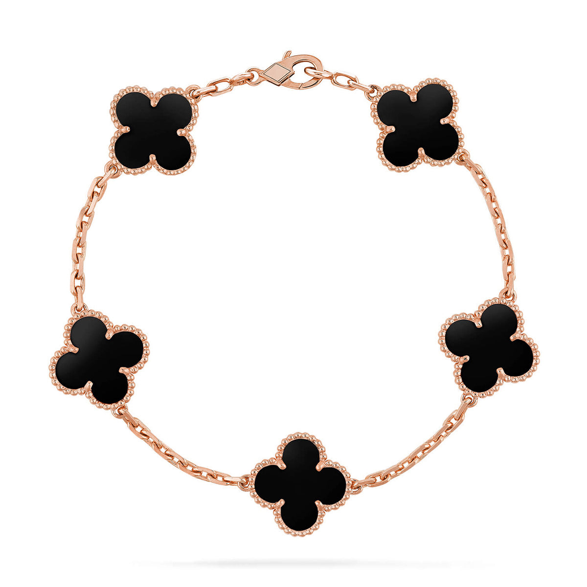 [Select] CLOVER 5 MOTIF ONYXS BRACELET COLLECTION