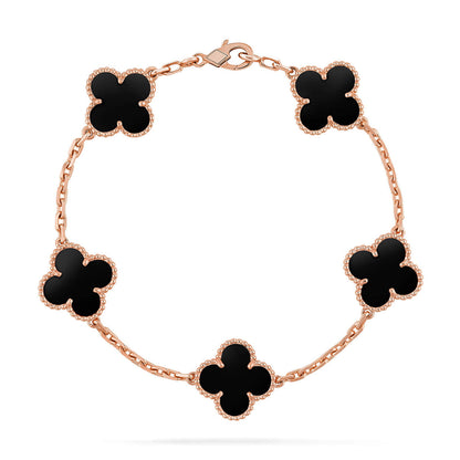 [Select] CLOVER 5 MOTIF ONYXS BRACELET COLLECTION