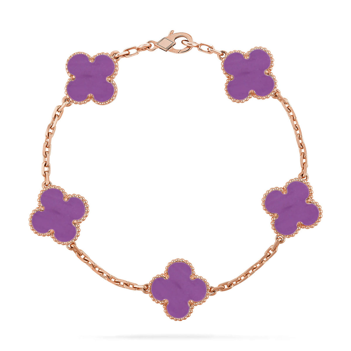 [Select] CLOVER 5 MOTIF VIOLET BRACELET COLLECTION