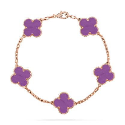 [Select] CLOVER 5 MOTIF VIOLET BRACELET COLLECTION