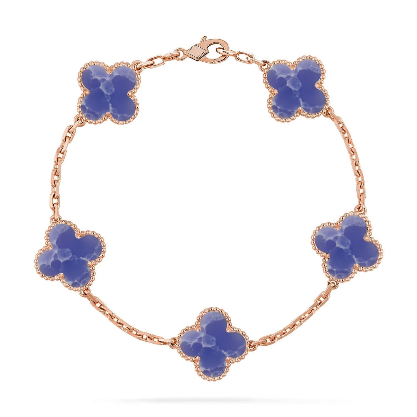 [Select]CLOVER 5 MOTIF BLUE VEINS BRACELET COLLECTION