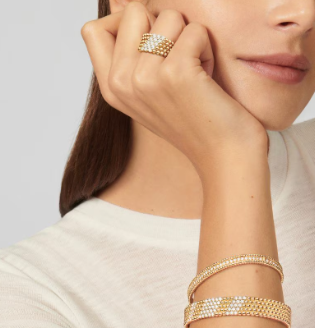 [Select]Five-row diamond ring