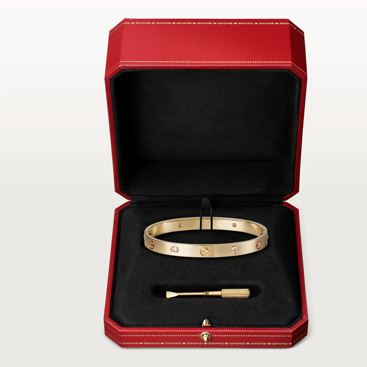 [Select]LOVE BRACELET 6.1MM 4 DIAMONDS