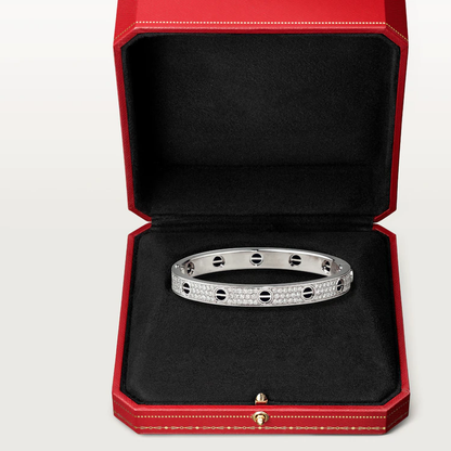 [Select]LOVE BRACELET 6.1MM DIAMOND-PAVED CERAMIC