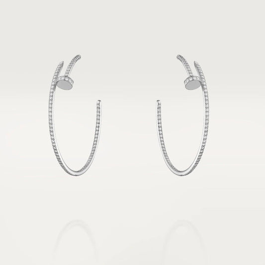 [Select]JUSTE EARRINGS FULL DIAMONDS 1.8MM