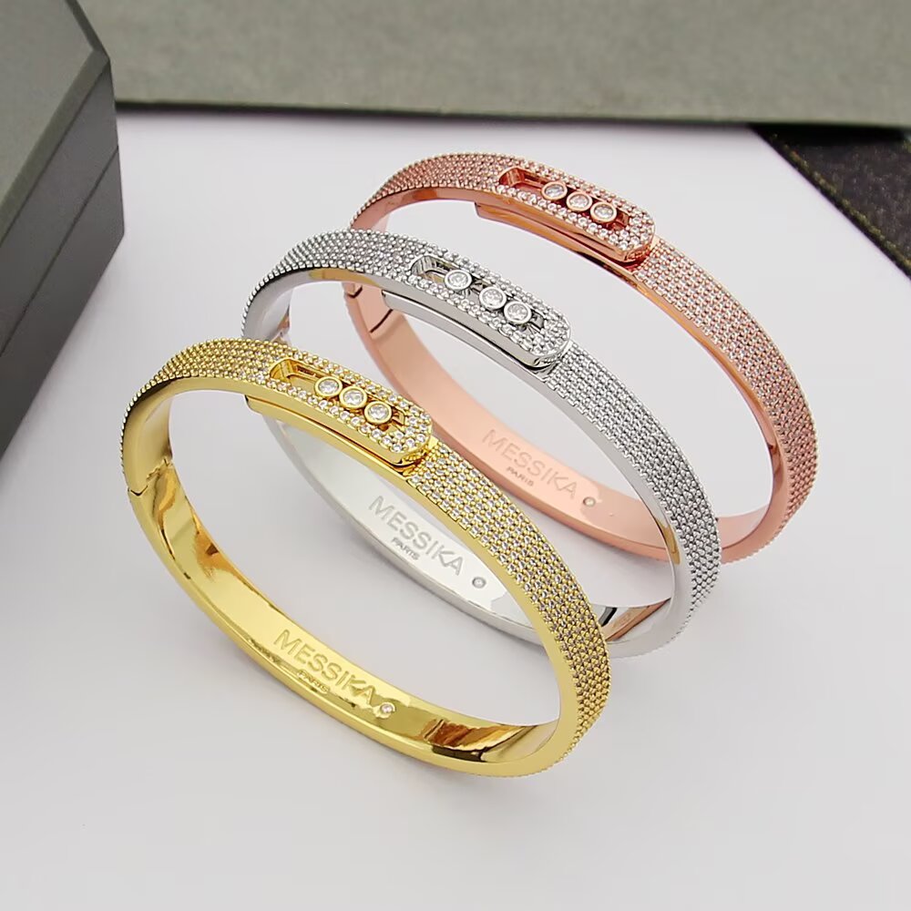 [Select]Move Noa Full Pavé Diamond Bangle Bracelet