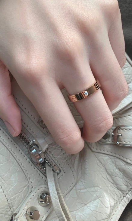 [Select]LOVE RING 4MM 1 DIAMOND