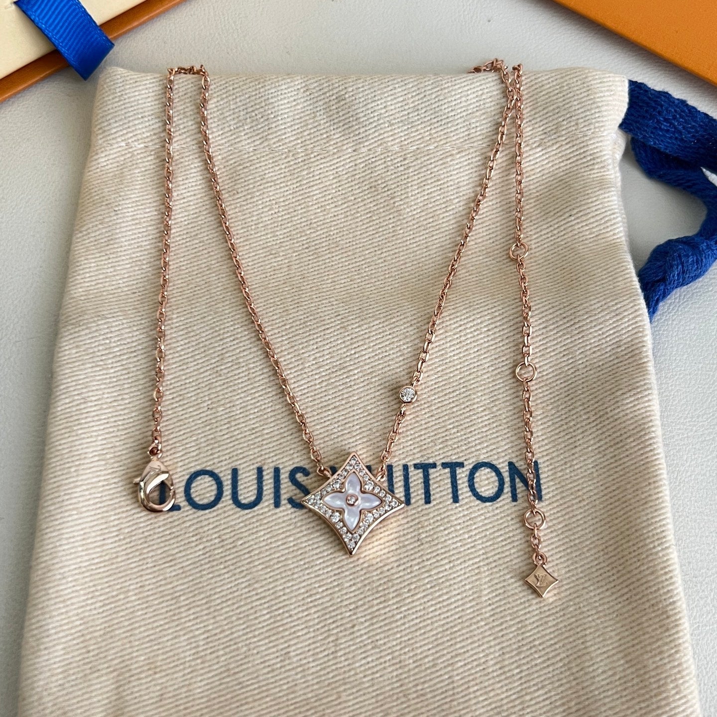 [Select]ROSE GOLD DIAMOND NECKLACE