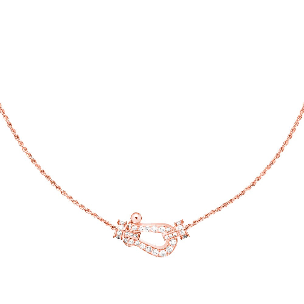 [Select]FORCE 10 PINK GOLD DIAMOND NECKLACE