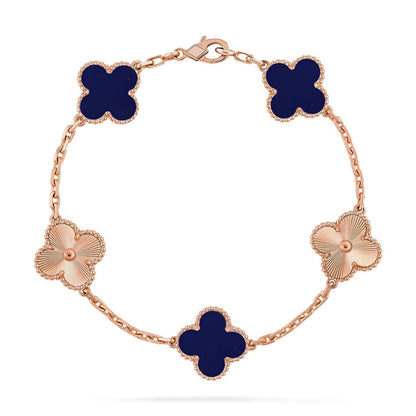 [Select]CLOVER 5 MOTIF LAPIS LAZULI BRACELET COLLECTION