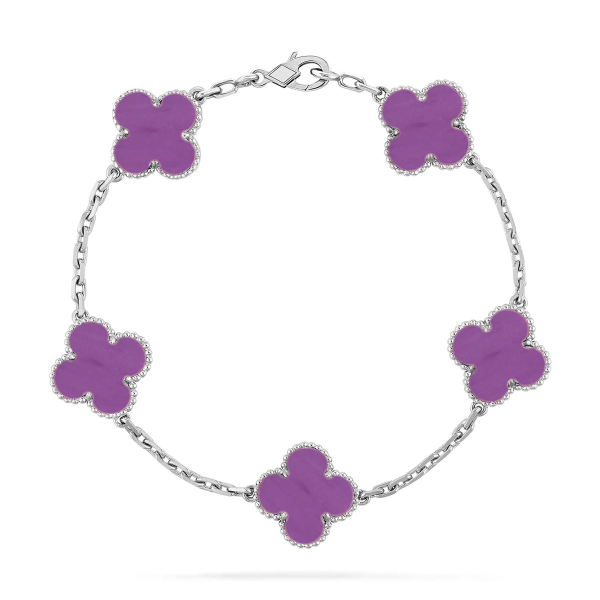 [Select] CLOVER 5 MOTIF VIOLET BRACELET COLLECTION