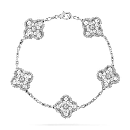 [Select] CLOVER 5 MOTIF FULL DIAMOND BRACELET COLLECTION