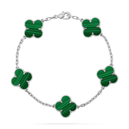 [Select] CLOVER 5 MOTIF MALACHITE BRACELET COLLECTION