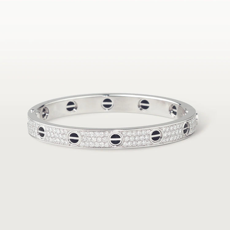 [Select]LOVE BRACELET 6.1MM DIAMOND-PAVED CERAMIC