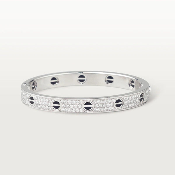 [Select]LOVE BRACELET 6.1MM DIAMOND-PAVED CERAMIC