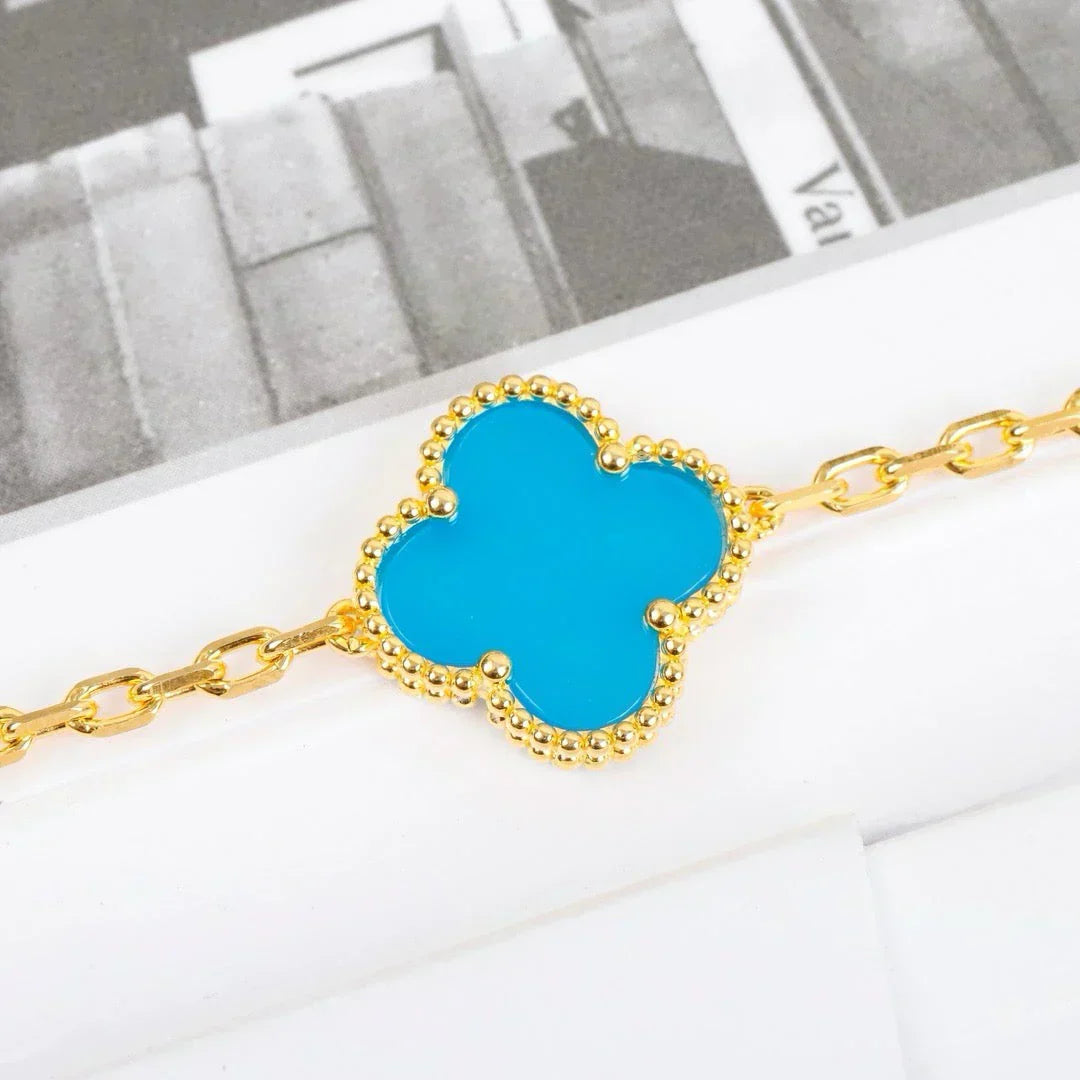 [Select] CLOVER 5 MOTIF TURQUOISE BRACELET COLLECTION
