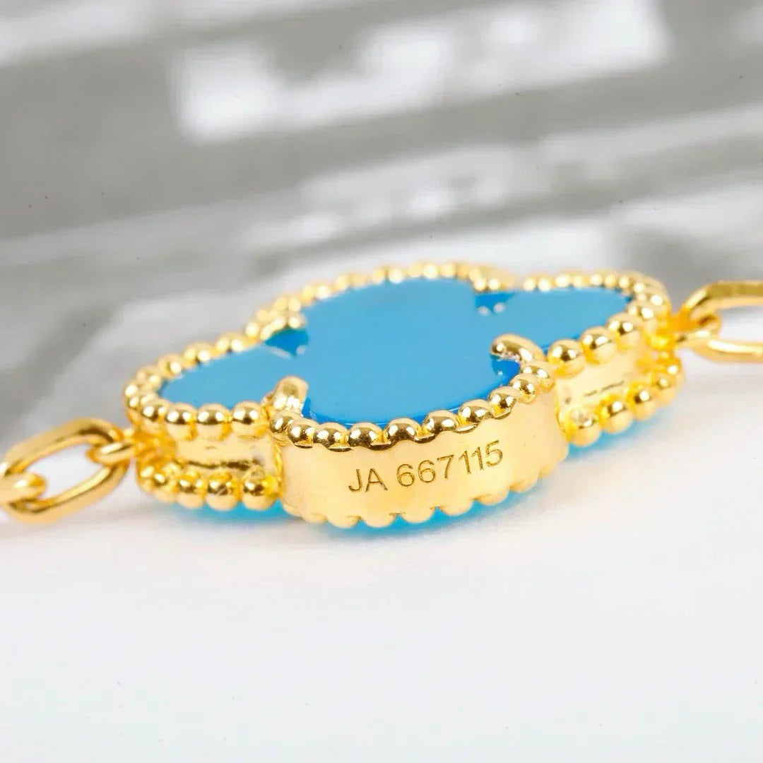 [Select] CLOVER 5 MOTIF TURQUOISE BRACELET COLLECTION