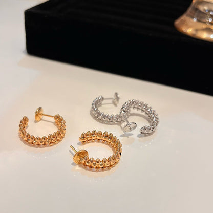 [Select]CLASH SMALL HOOP EARRINGS