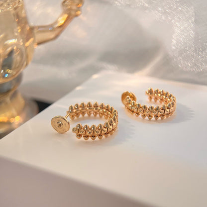 [Select]CLASH SMALL HOOP EARRINGS
