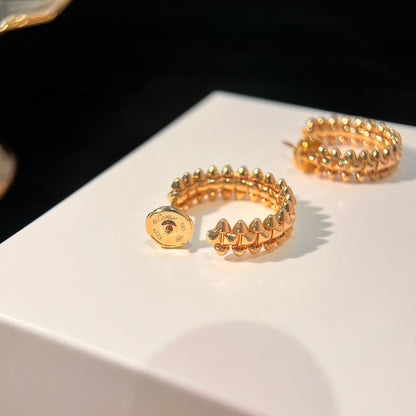 [Select]CLASH SMALL HOOP EARRINGS