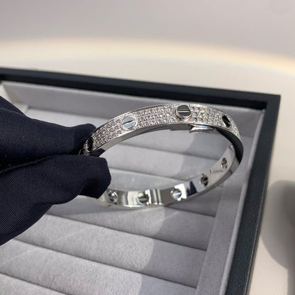 [Select]LOVE BRACELET 6.1MM DIAMOND-PAVED CERAMIC